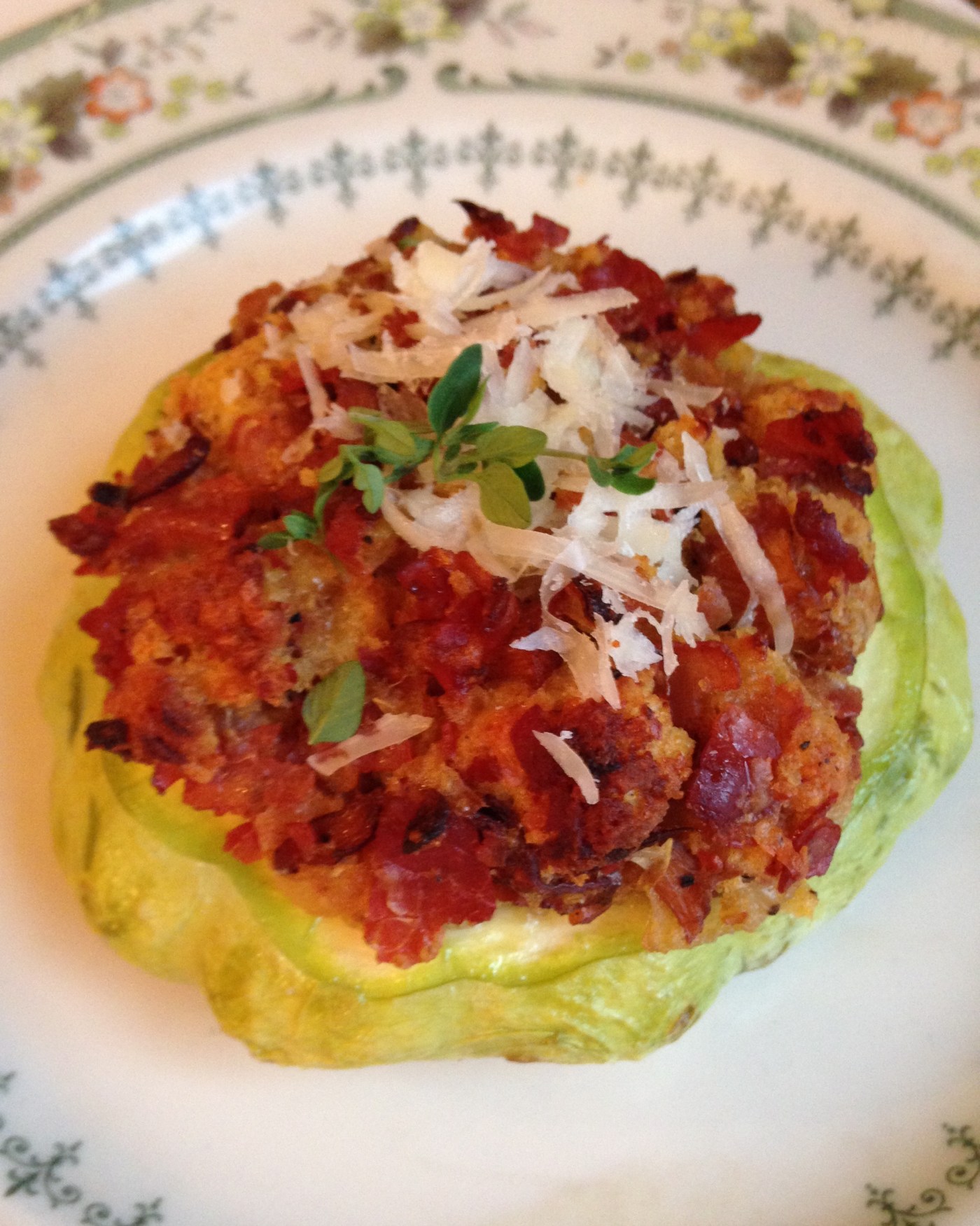 chanterelle stuffed squash