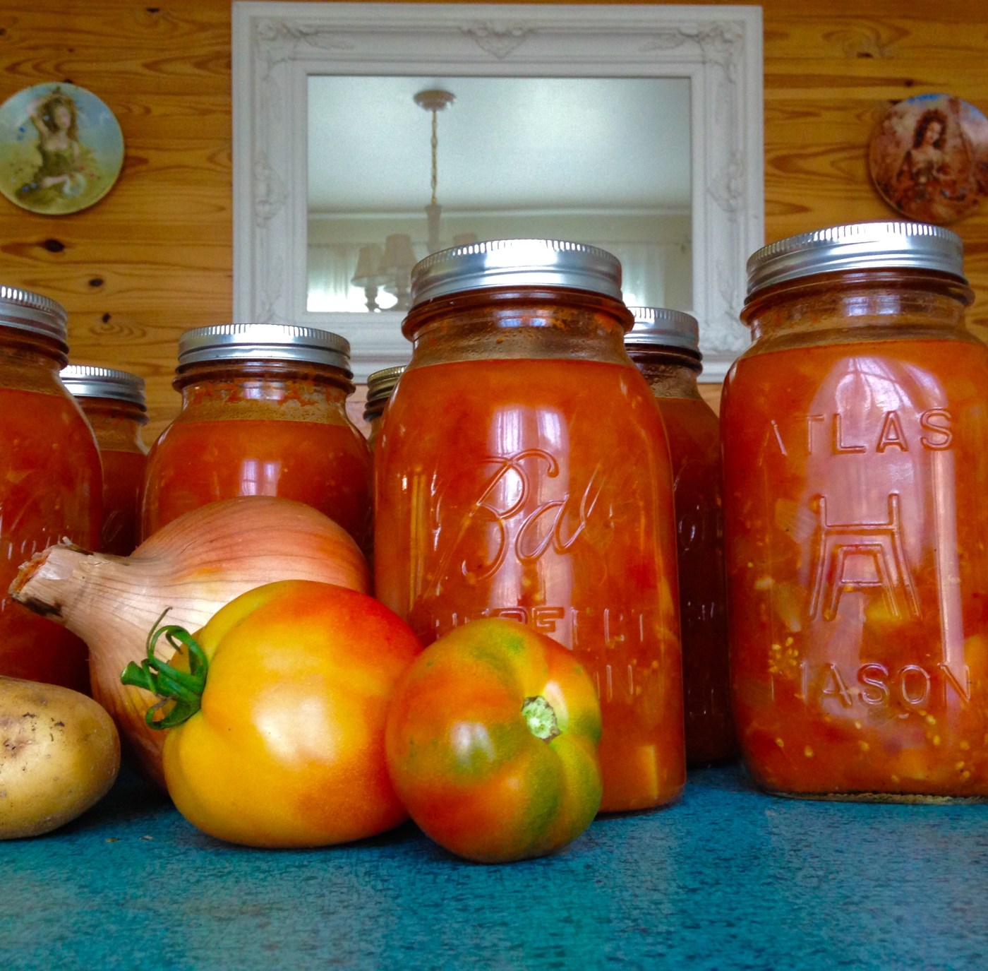 Canned soup I need mason jars with vegetables