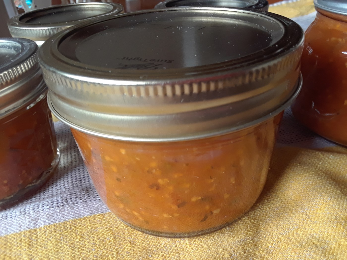 Yellow tomato pizza sauce