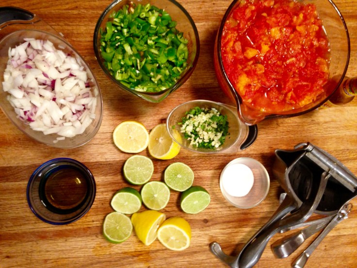 ingredients for salsa