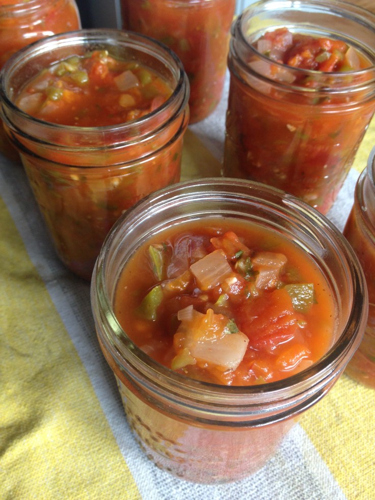 salsa in jars