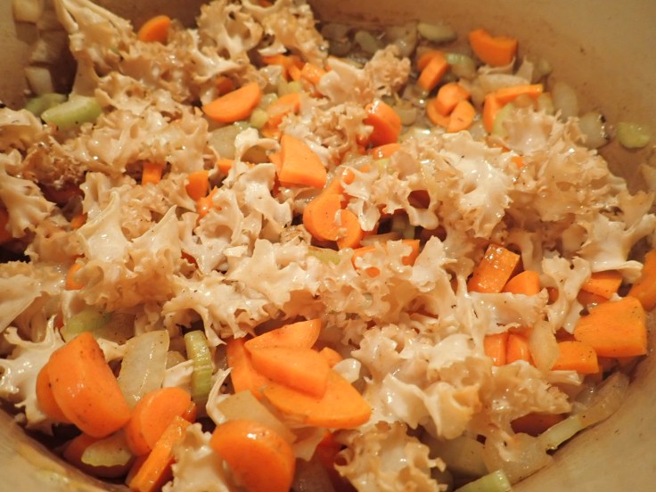 cooking wild mushroom