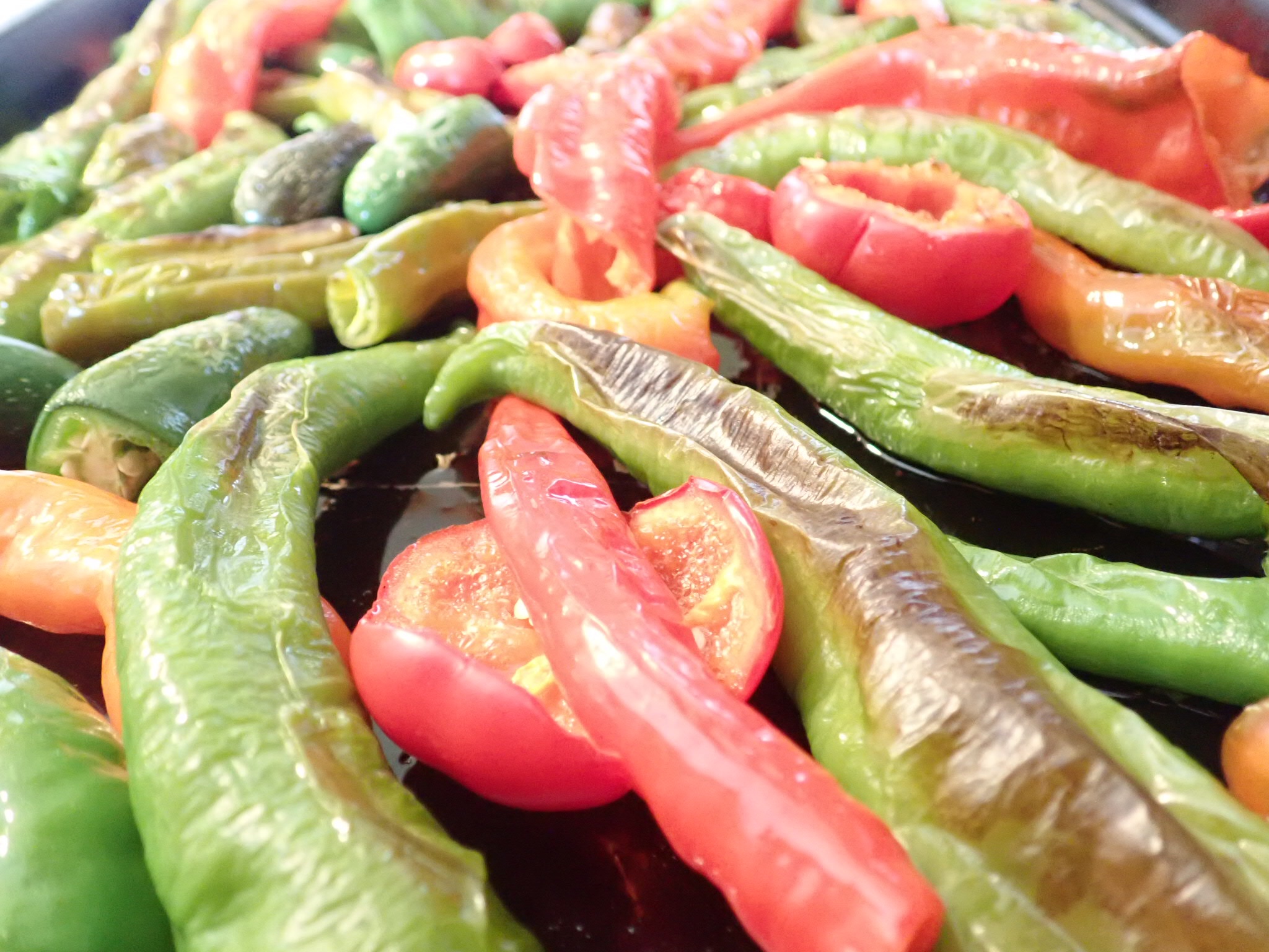 Roasted peppers