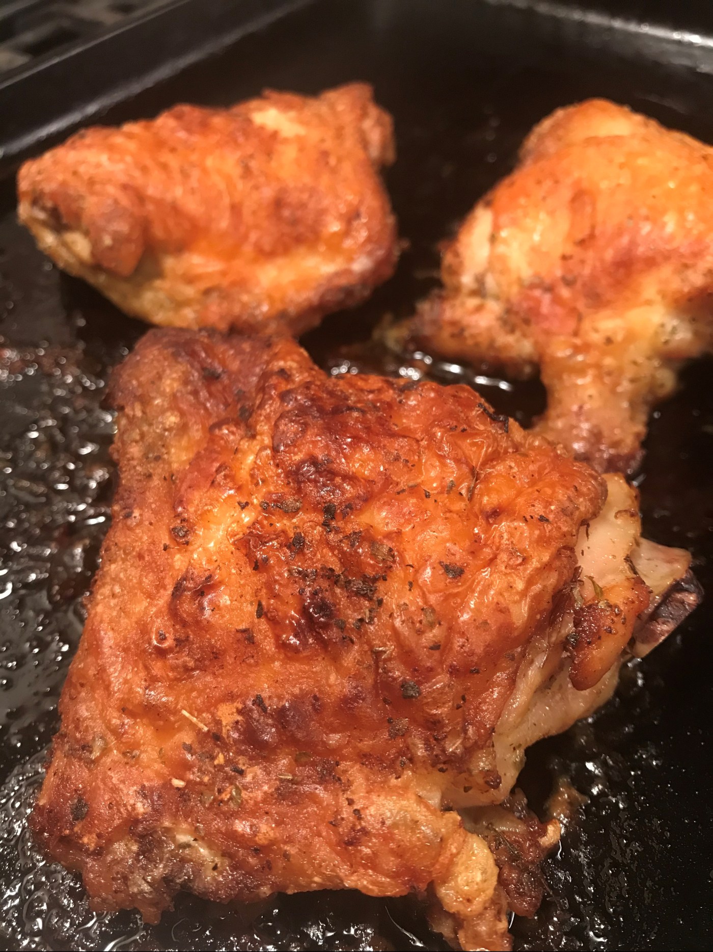 chicken brined in boiled peanut brine